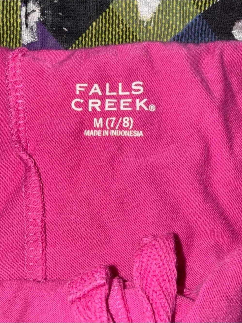 Falls Creek Pink Plaid-Trim Mini Skirt